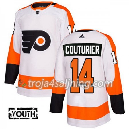 Philadelphia Flyers tröja Sean Couturier 14 Vit 2017-2018 Adidas Authentic - NHL Tröjor Barn